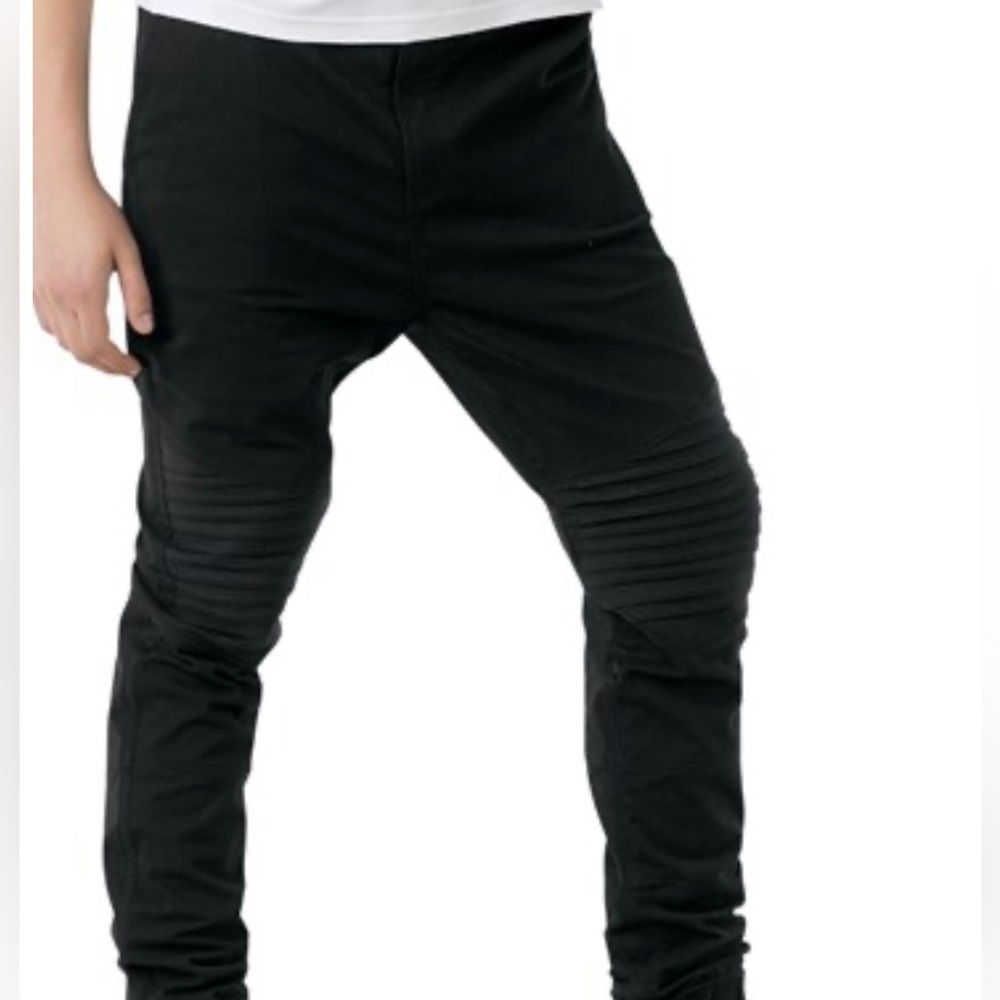 Unisex twill jogger pants by Balera style:AH10469. Black. Size IC. 97% cotton.